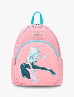 Loungefly Marvel Spider-Gwen Pink Web Mini Backpack