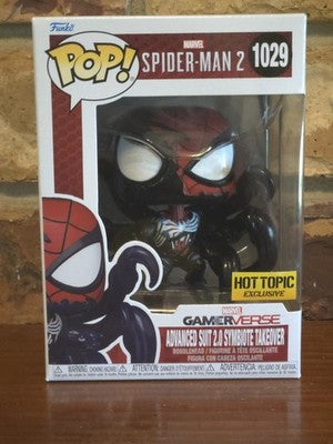 Funko Pop! Marvel Spider-Man 2 #1029 2.0 Symbiote Takeover HotTopic Exclusive