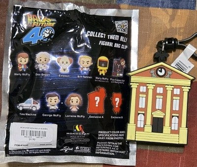 Back To The Future NEW *Clock Tower Chase* Blind Bag Key 40th Anniversary