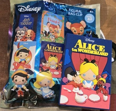 Disney Figural Blind Bag Clip Series 42 *Alice In Wonderland Poster* Monogram