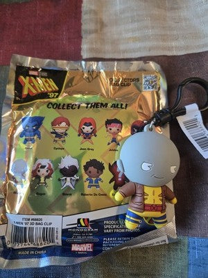 Marvel X-Men '97 NEW * Morph Clip * Blind Bag Cartoon Monogram Key Chain Opened