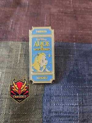 Disney Loungefly Movie Tickets Mystery Pin*AliceInWonderland* BoxLunch Exclusive