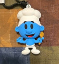 Smurfs NEW *Chef Smurf * Blind Bag Cartoon Key Chain Monogram