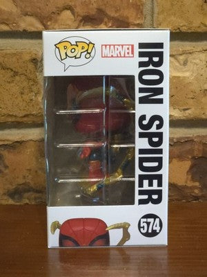 Funko Pop! Marvel Iron Spider (GID) #574  Chalice Collectibles Exclusive