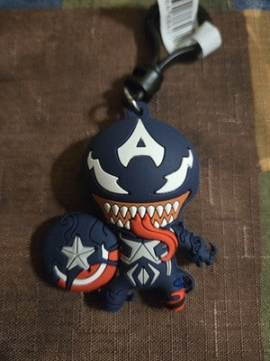Maximum Venom NEW * Venomized Captain America Clip * Blind Bag Venom Series 2