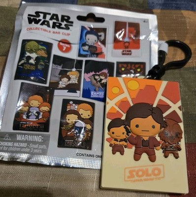 Star Wars NEW * Solo Poster Clip - Chase * Blind Bag Series 7 Key Chain Monogram