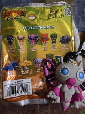 Godzilla Power Rangers * Mothra Pink Kaiju Zord Clip * Blind Bag Series 1
