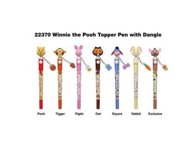 Winnie the Pooh 3D Head Topper Spinning Pen Monogram YOU CHOOSE