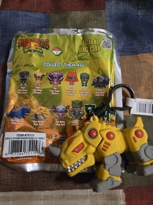 Godzilla Power Rangers * Baragon Yellow Kaiju Zord Clip * Blind Bag Series 1