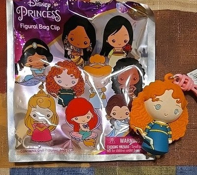 Disney Princesses NEW * Merida Clip * Blind Bag Opened Series 31 Monogram