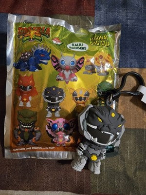 Godzilla Power Rangers * Black King Caesar Kaiju Ranger Clip * Blind Bag