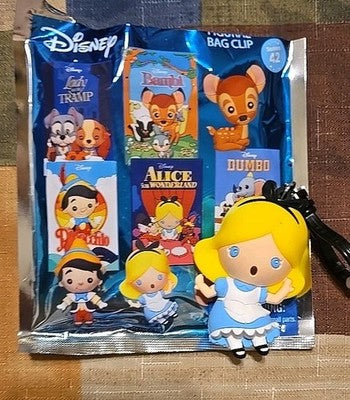 Disney Figural Blind Bag Clip Series 42 *Alice* Monogram