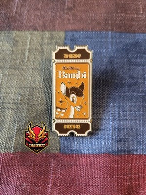 Disney Loungefly Movie Tickets Mystery Pin *Bambi* BoxLunch Exclusive