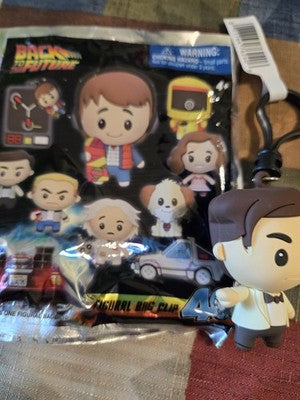 Back To The Future NEW *George McFly* Blind Bag Key 40th Anniversary Monogram