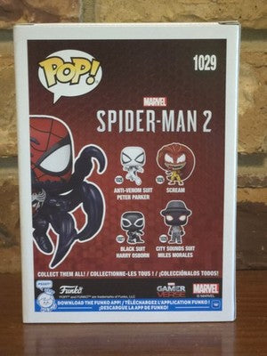 Funko Pop! Marvel Spider-Man 2 #1029 2.0 Symbiote Takeover HotTopic Exclusive
