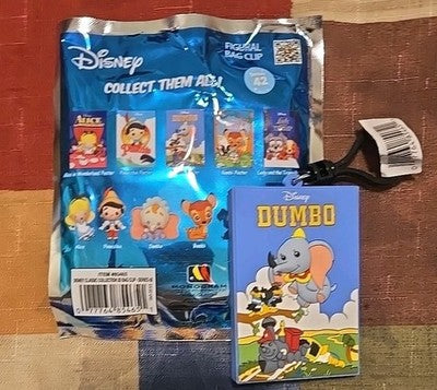 Disney Figural Blind Bag Clip Series 42 *Dumbo Poster* Monogram