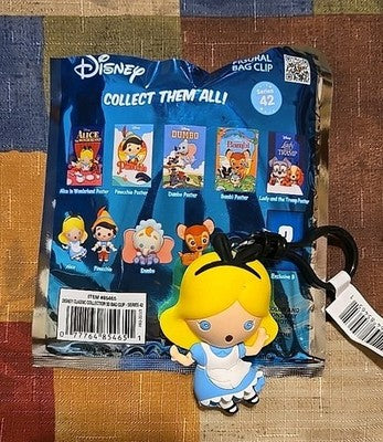 Disney Figural Blind Bag Clip Series 42 *Alice* Monogram
