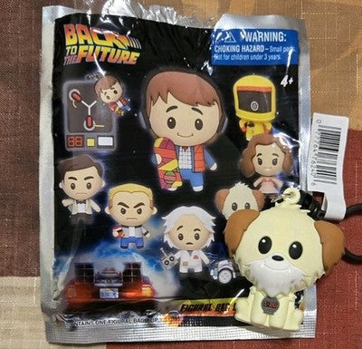 Back To The Future NEW *Einstein* Blind Bag Key 40th Anniversary Monogram