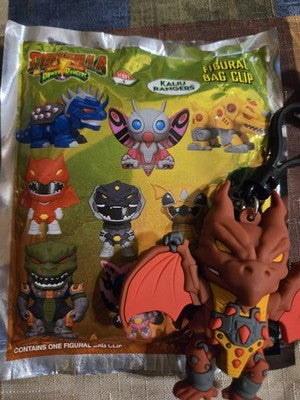 Godzilla Power Rangers * Rodan Red Kaiju Zord Clip - Chase * Blind Bag Series 1