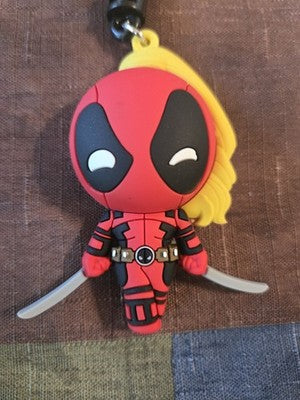 Deadpool Wolverine NEW * Ladypool Clip * Blind Bag Movie Key Chain Monogram