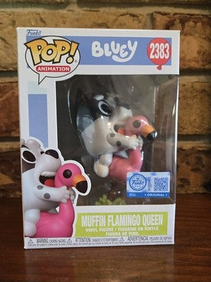 Funko Pop! Bluey Muffin Flamingo Queen #2383 Entertainment Earth