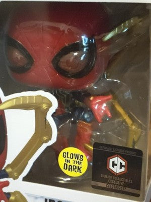 Funko Pop! Marvel Iron Spider (GID) #574  Chalice Collectibles Exclusive