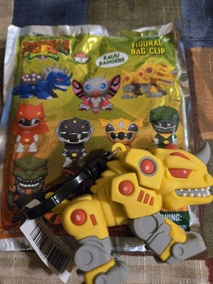 Godzilla Power Rangers * Baragon Yellow Kaiju Zord Clip * Blind Bag Series 1
