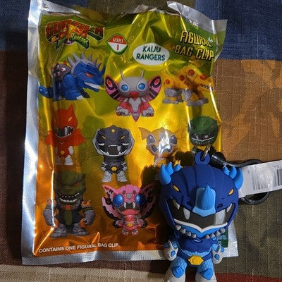 Godzilla Power Rangers * Anguirus Blue Kaiju Ranger Clip - Chase * Blind Bag