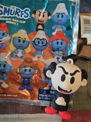 Smurfs NEW * Gargamel * Blind Bag Cartoon Key Chain Monogram