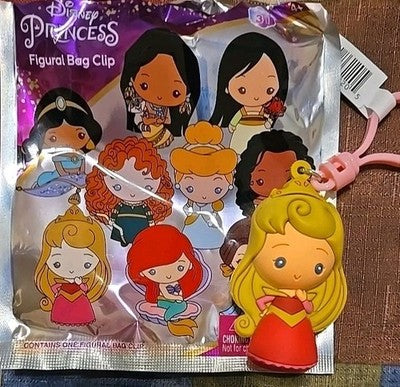 Disney Princesses NEW * Aurora Clip * Blind Bag Opened Series 31 Monogram