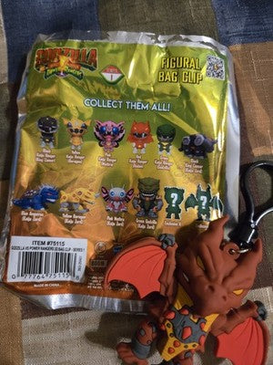 Godzilla Power Rangers * Rodan Red Kaiju Zord Clip - Chase * Blind Bag Series 1