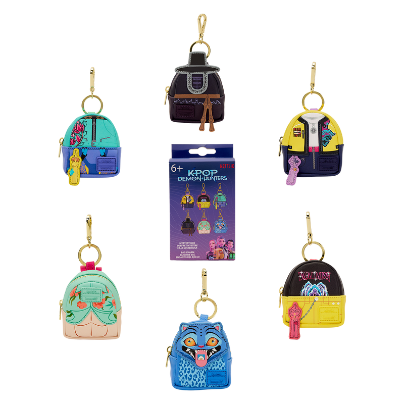 Loungefly K-Pop Demon Hunters Mini Backpack Blind Box Keychain