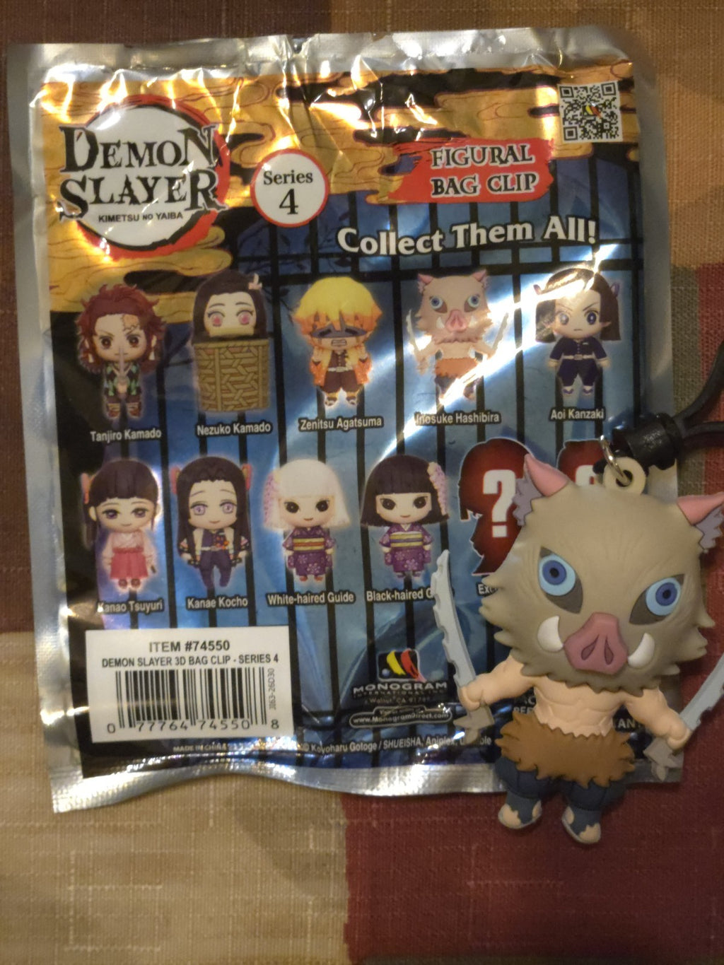 Demon Slayer Series 4 Figural Blind Bag Clip Inosuke Hashibira Monogram