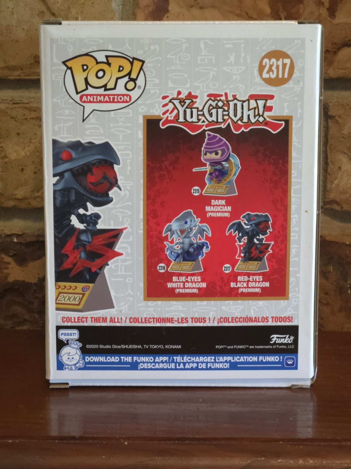 Funko Pop! Premium Yu-Gi-Oh - Red-Eyes Black Dragon Card