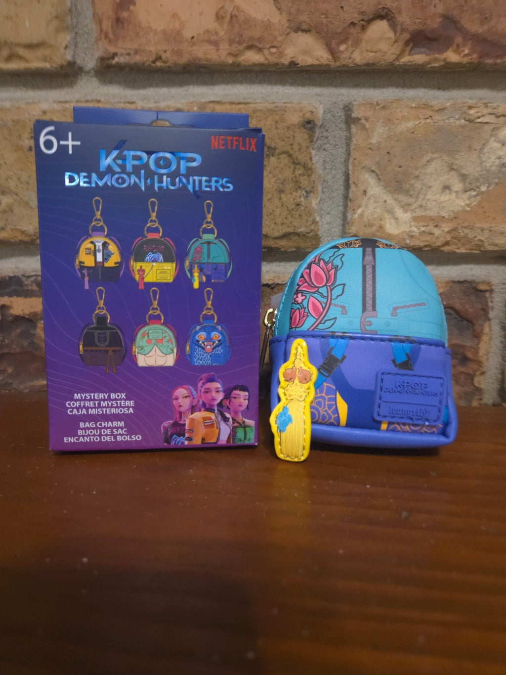 Loungefly K-Pop Demon Hunters Mini Backpack Blind Box Keychain