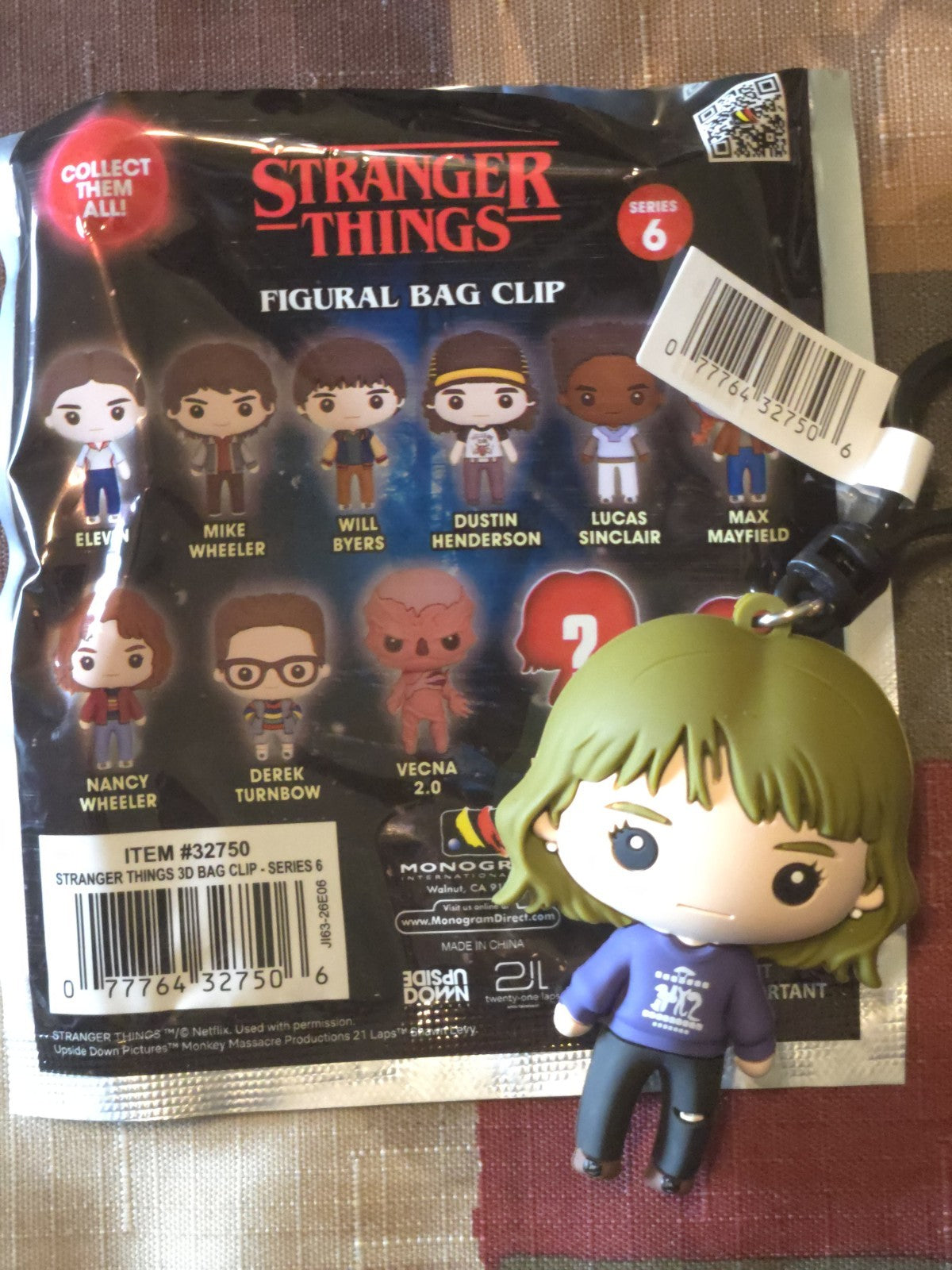 Stranger Things Series 6 Figural Blind Bag Clip Robin (CHASE)