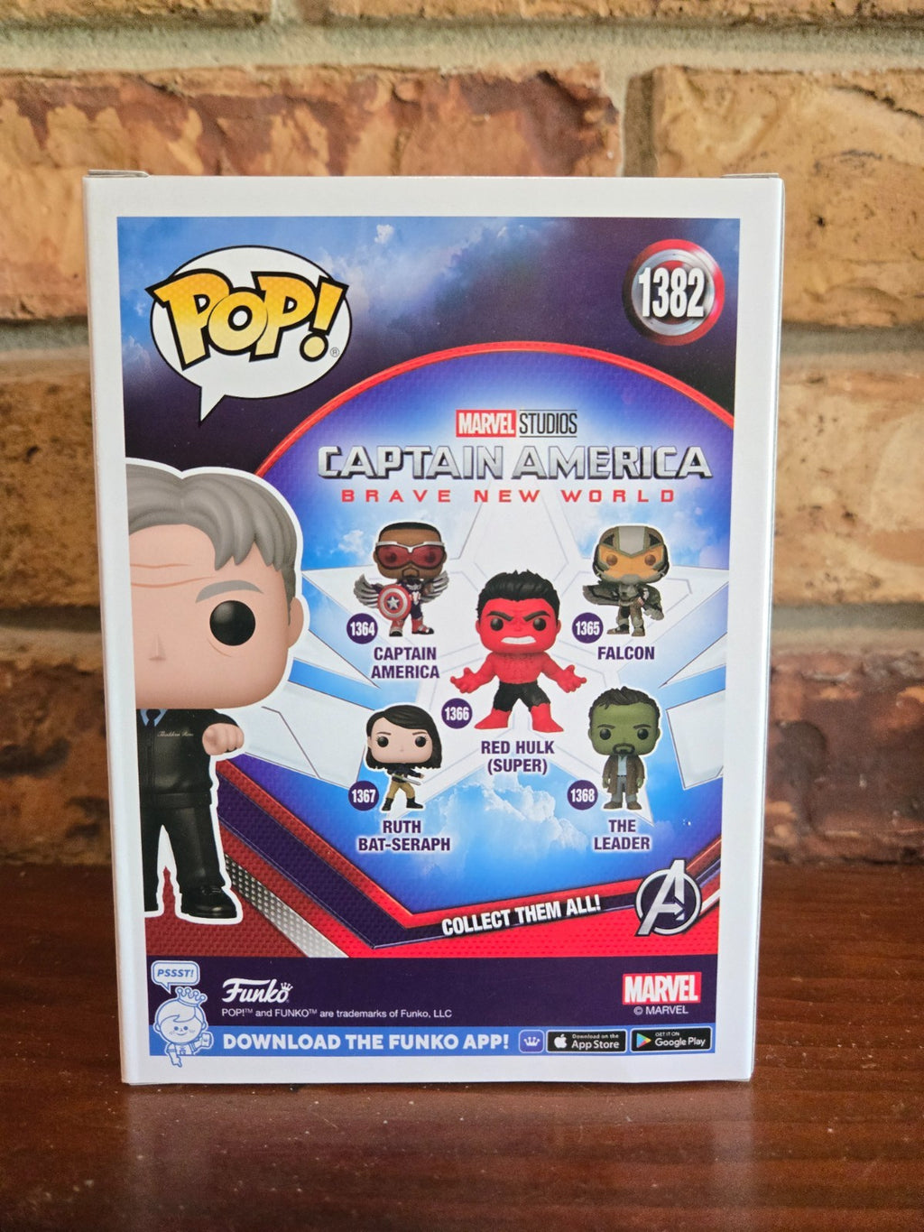 Funko Pop! Marvel: Captain America: Brave New World - Thaddeus Ross #1382