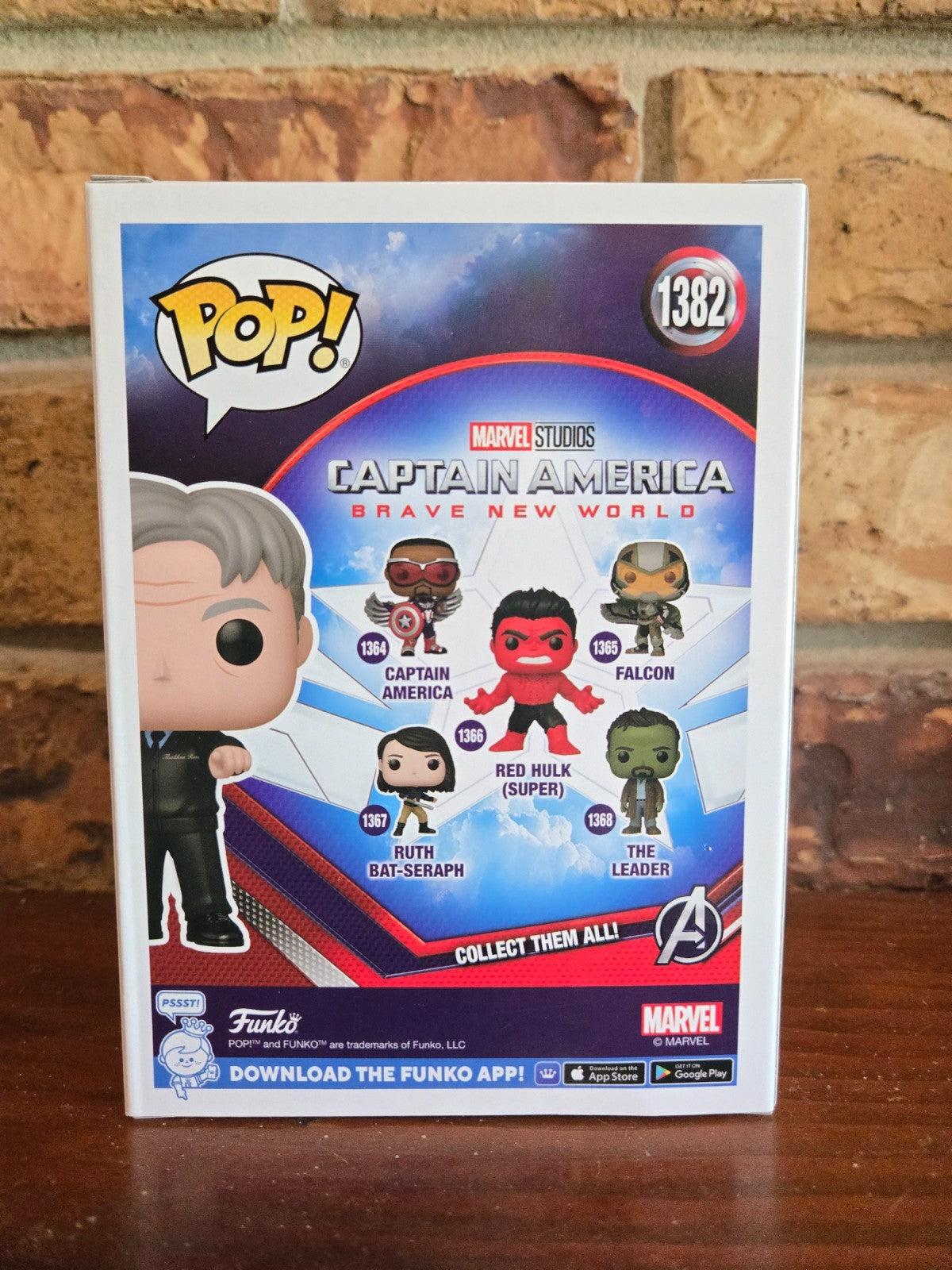 Funko Pop! Marvel: Captain America: Brave New World - Thaddeus Ross #1382