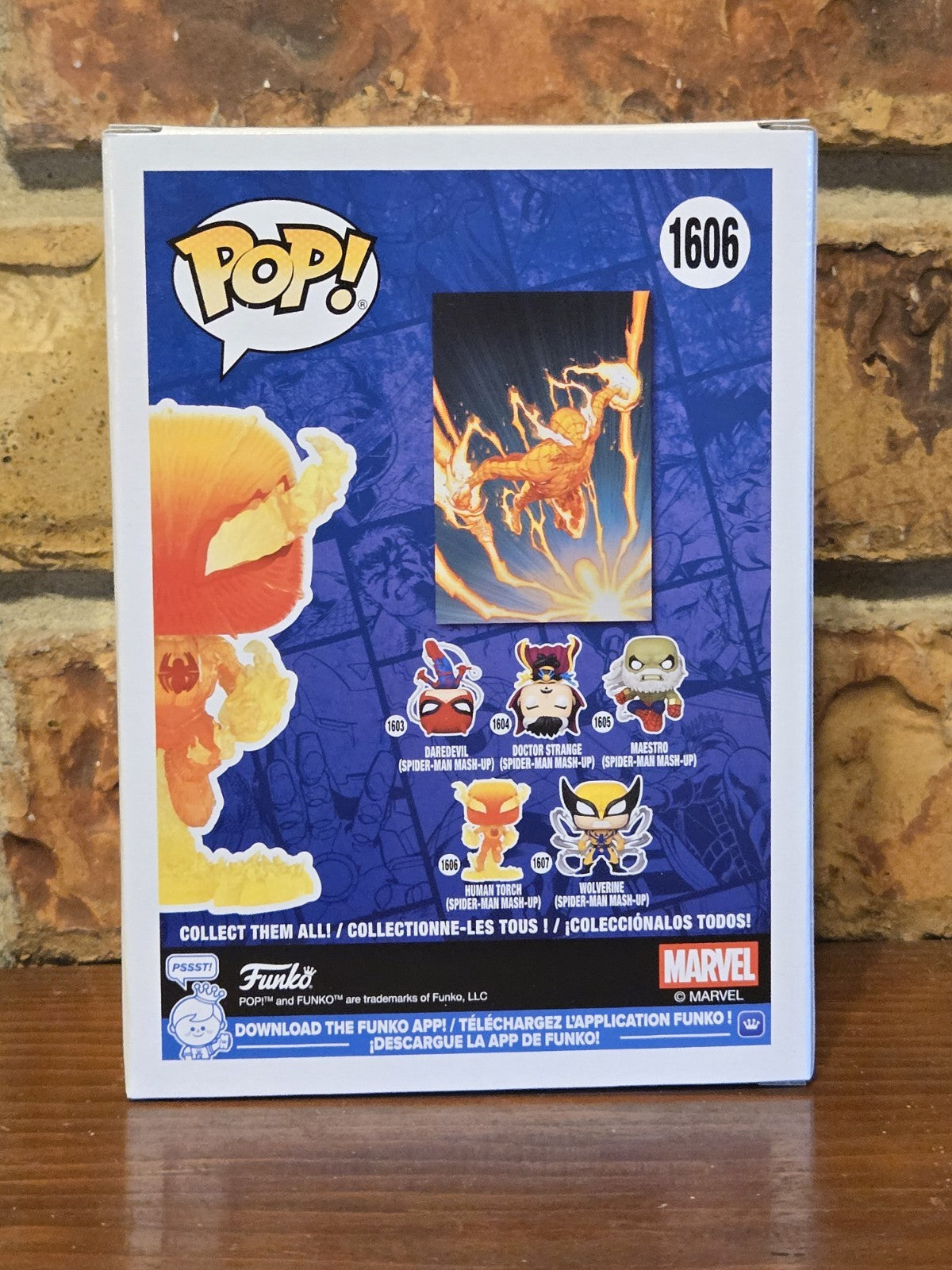 Funko Pop! Marvel Human Torch (Spider-Man Mash-Up) #1606 Target Exclusive
