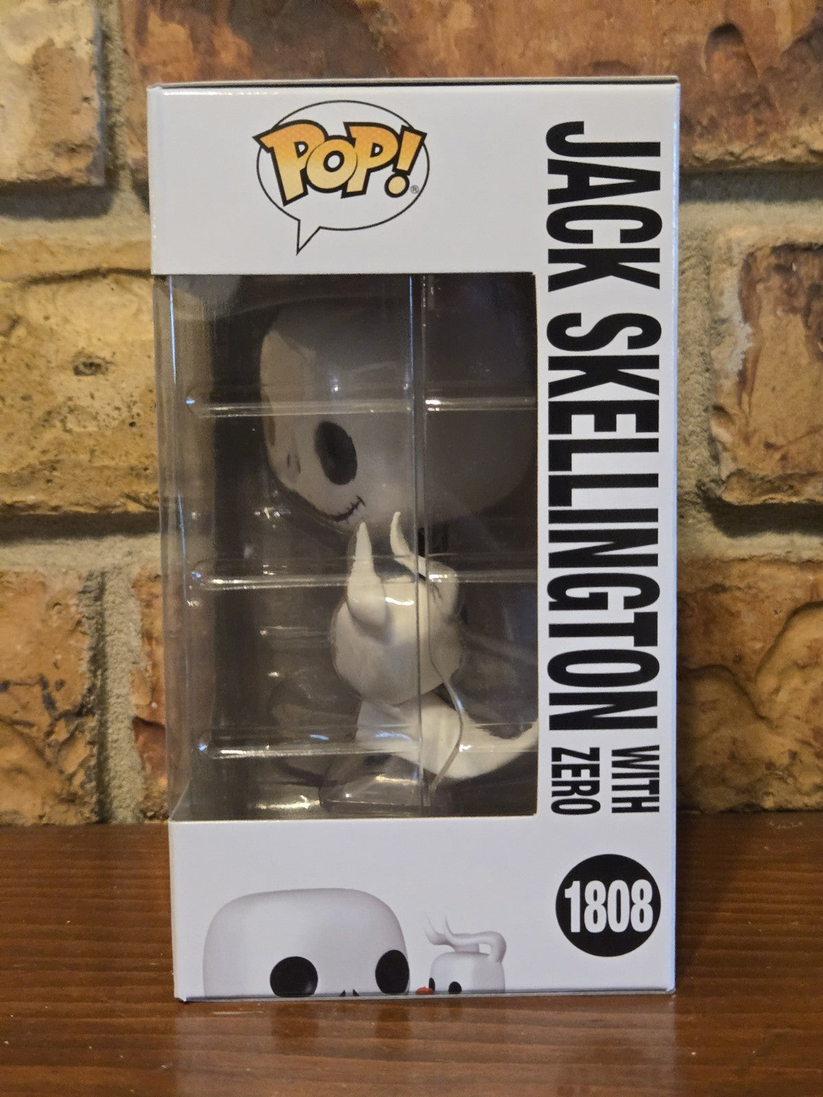Funko POP! The Nightmare Before Christmas Jack Skellington w/Zero #1808 