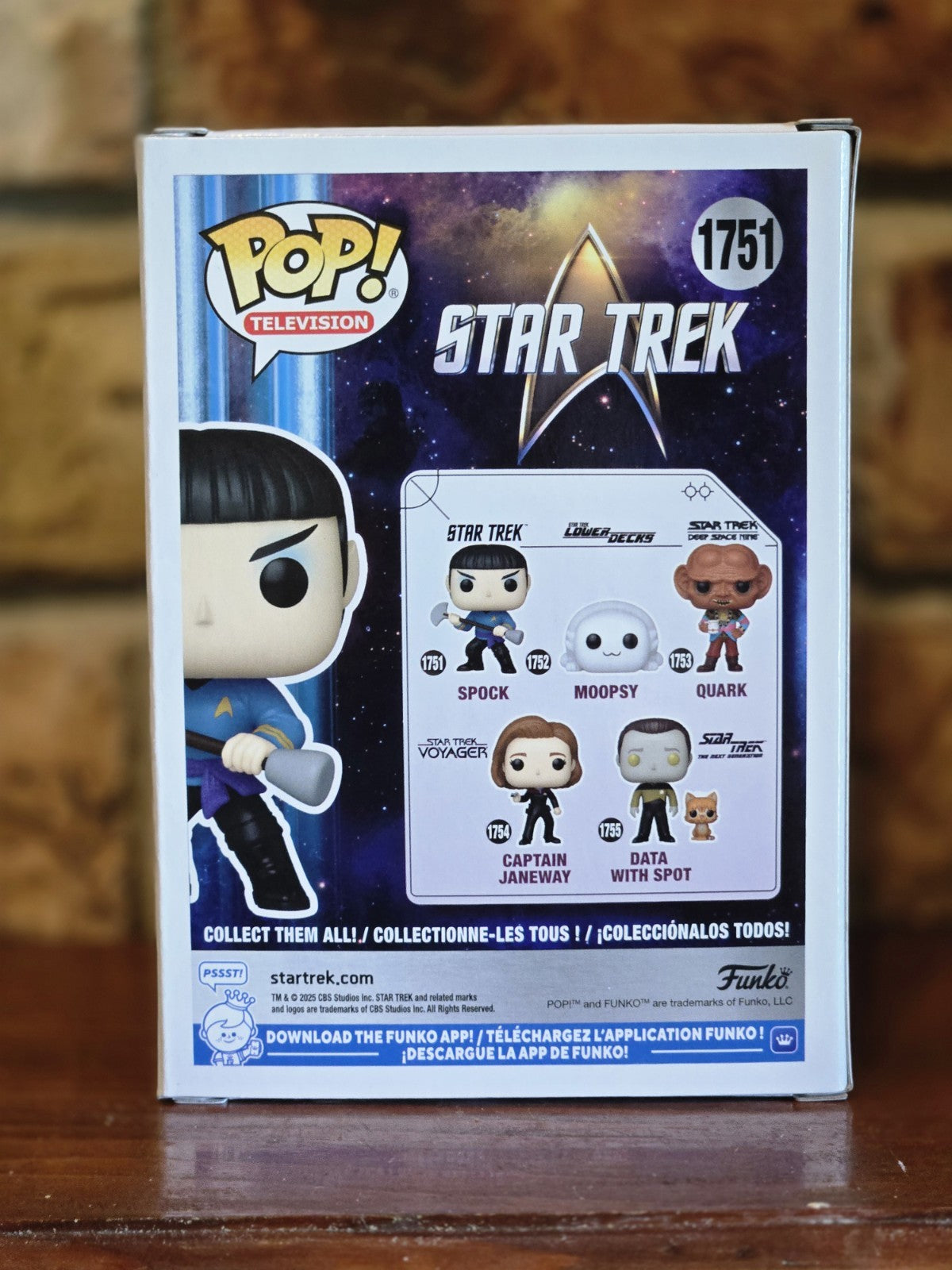 Funko Pop! Television: Star Trek The Original Series Spock w/ Vulcan lirpa #1751