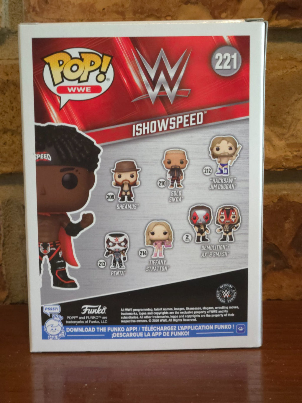 Funko Pop! WWE Ishowspeed Vinyl Figure #221