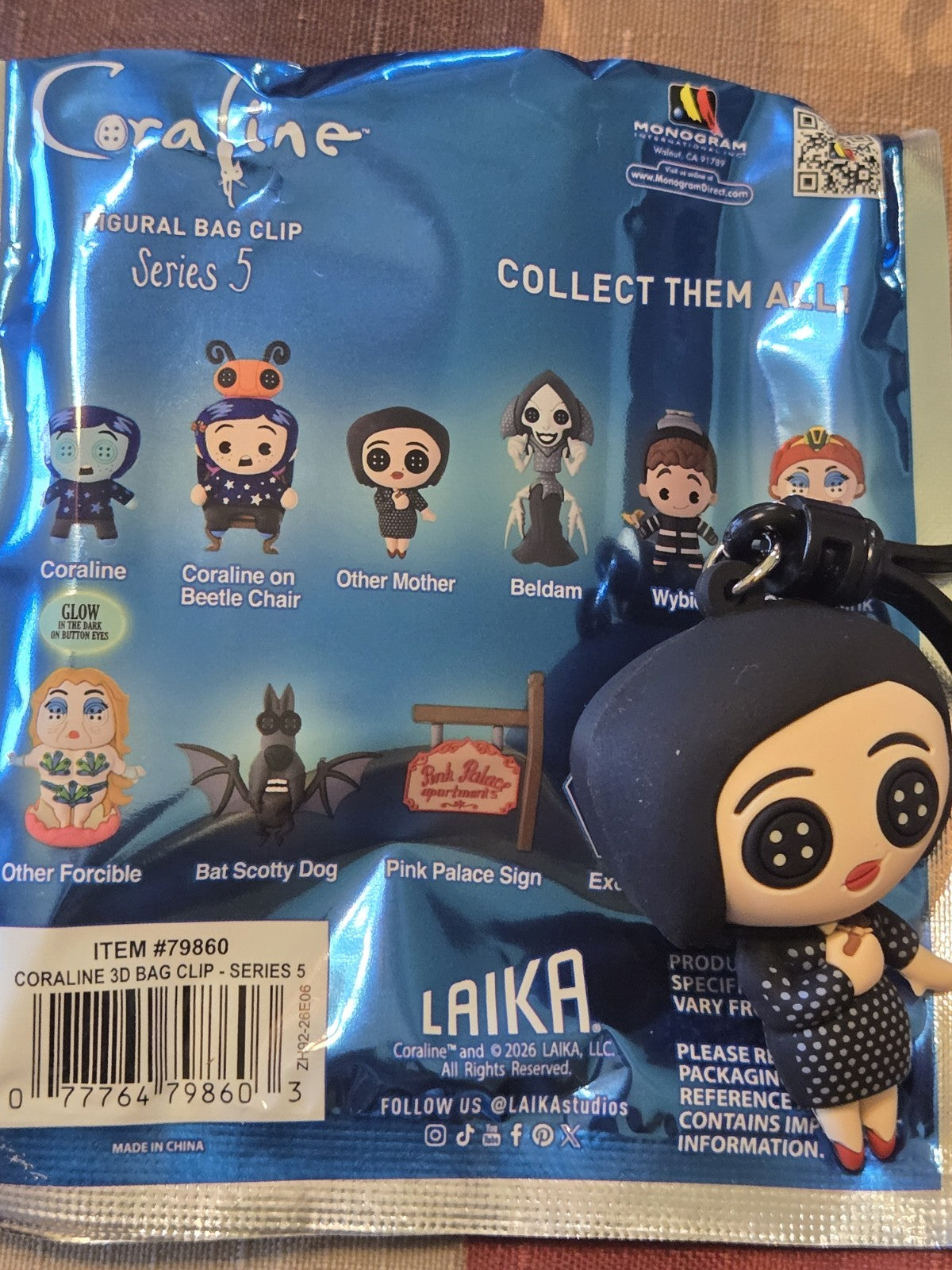 Coraline Series 5 Figural Blind Bag Clip Other Mother