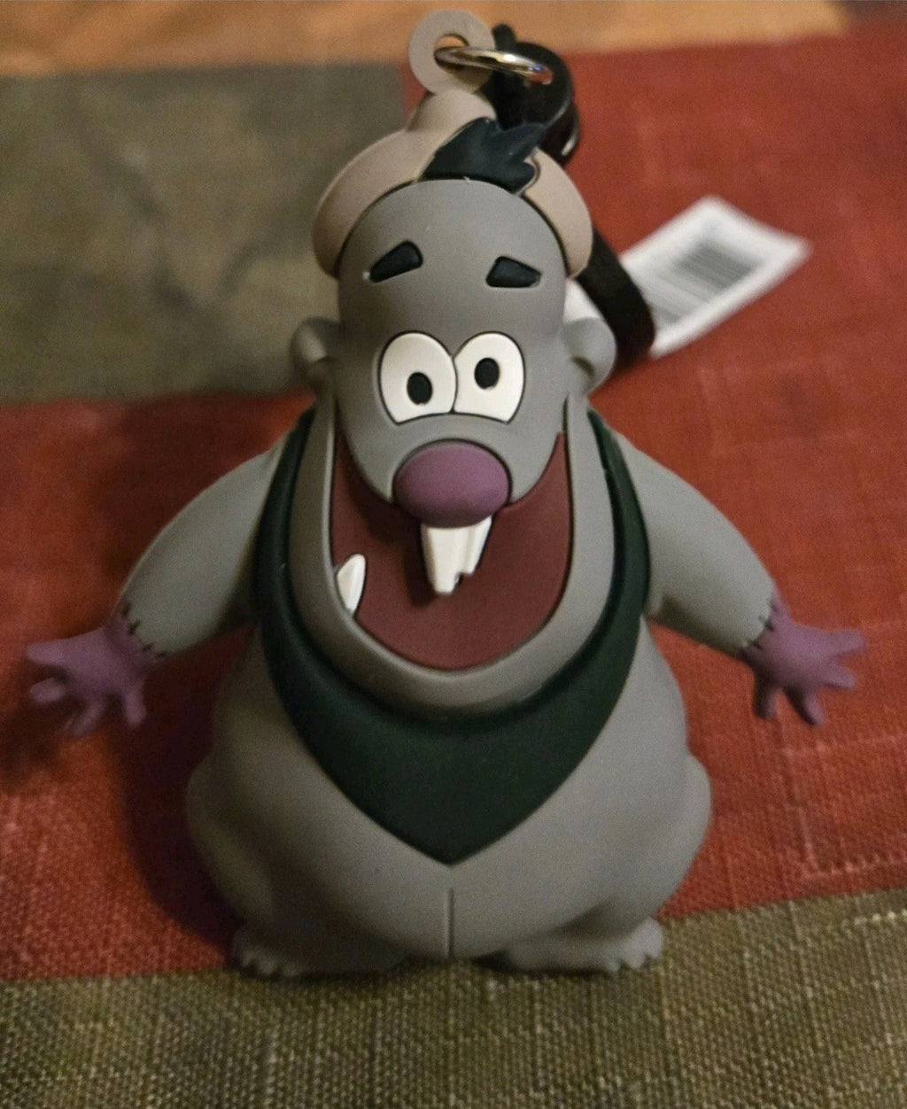 Disney A Goofy Movie Series 74 Figural Bag Clip- Lester The Possum Monogram