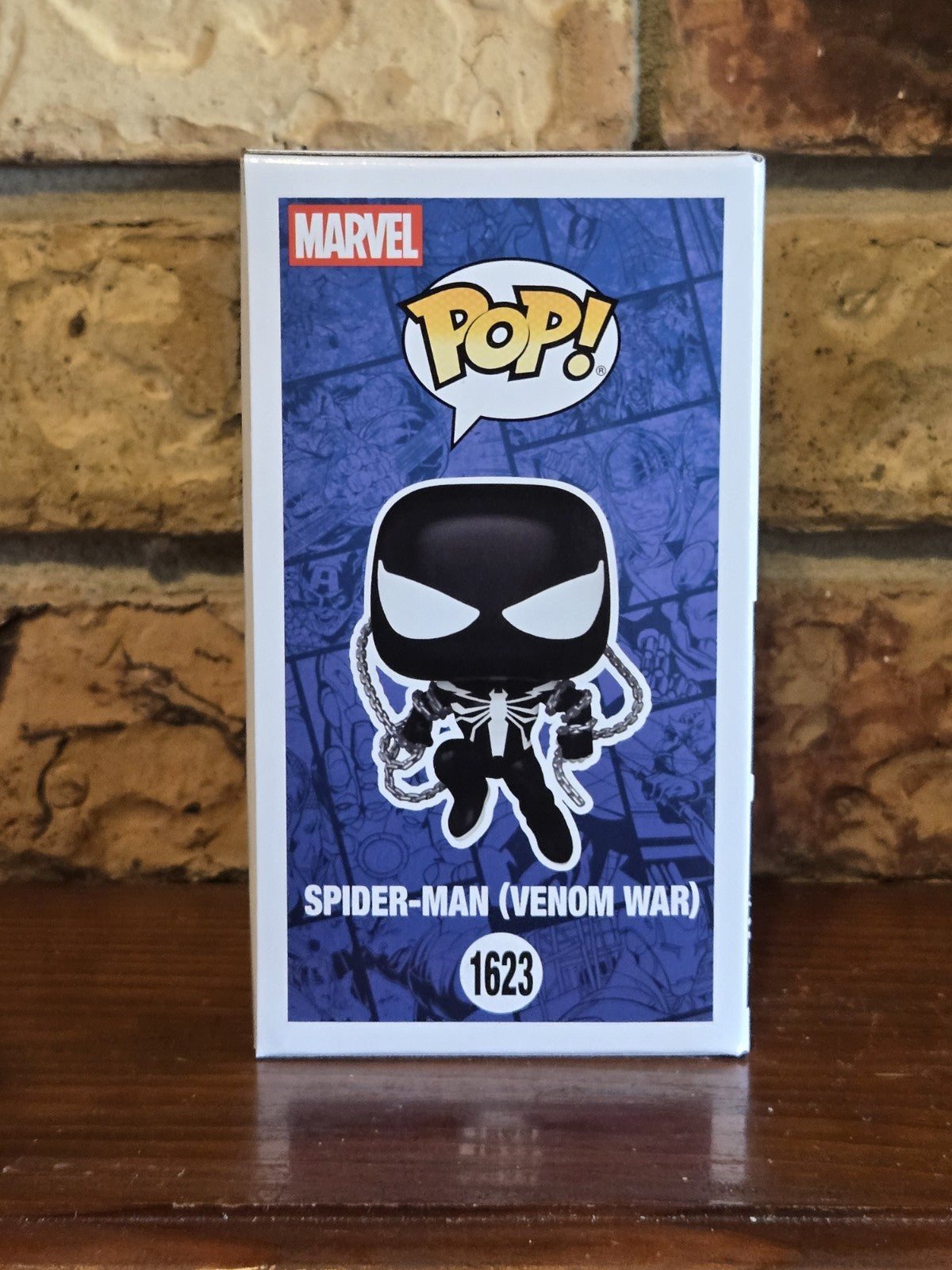 Funko Pop! Marvel Venom Comics Spider-Man (Venom War) #1623