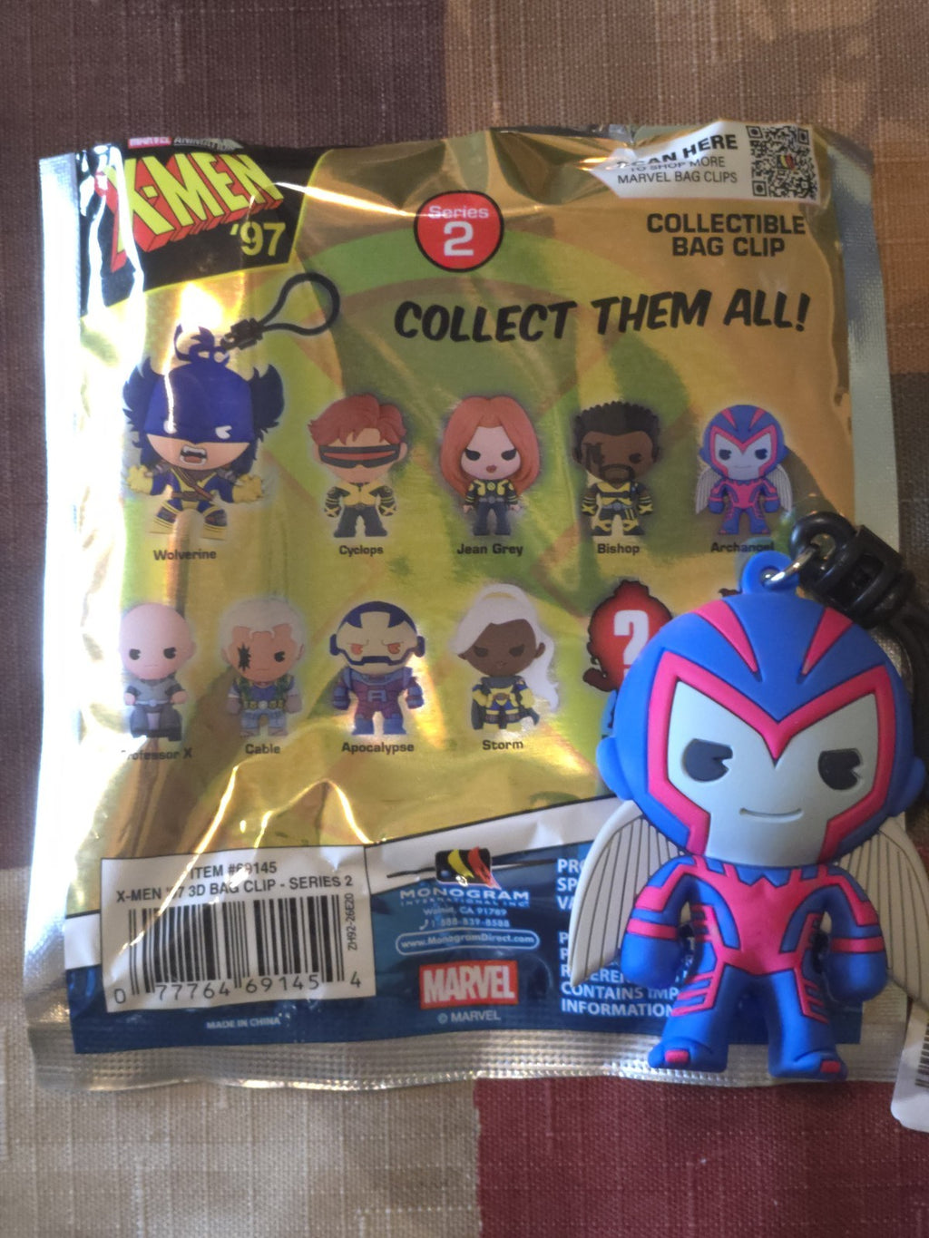 X-Men '97  3D Foam Blind Bag Clip Archangel