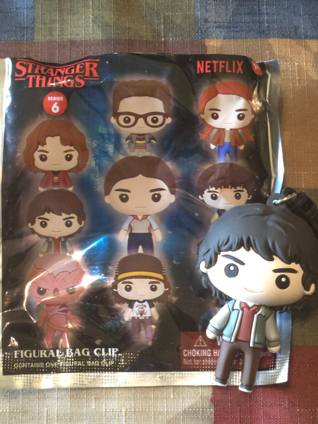 Stranger Things Series 6 Figural Blind Bag Clip Mike Wheeler