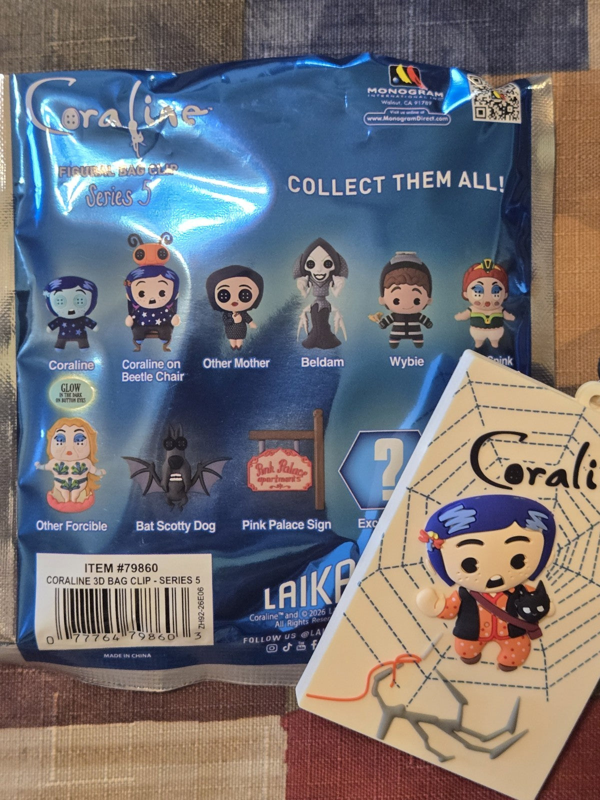 Coraline Series 5 Figural Blind Bag Clip 3D Re-release Poster (Chase)