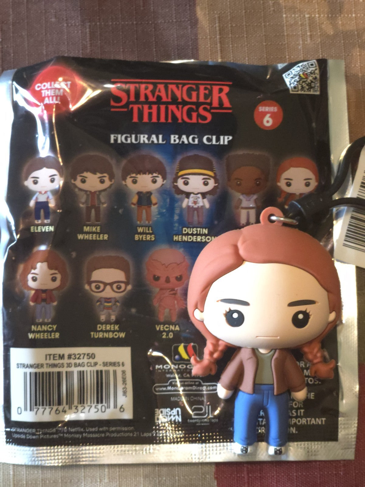 Stranger Things Series 6 Figural Blind Bag Clip Max Mayfield 