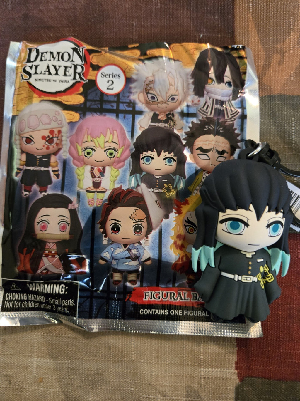 Demon Slayer  3D Foam Blind Bag Clip Series 2 Muichiro Tokito